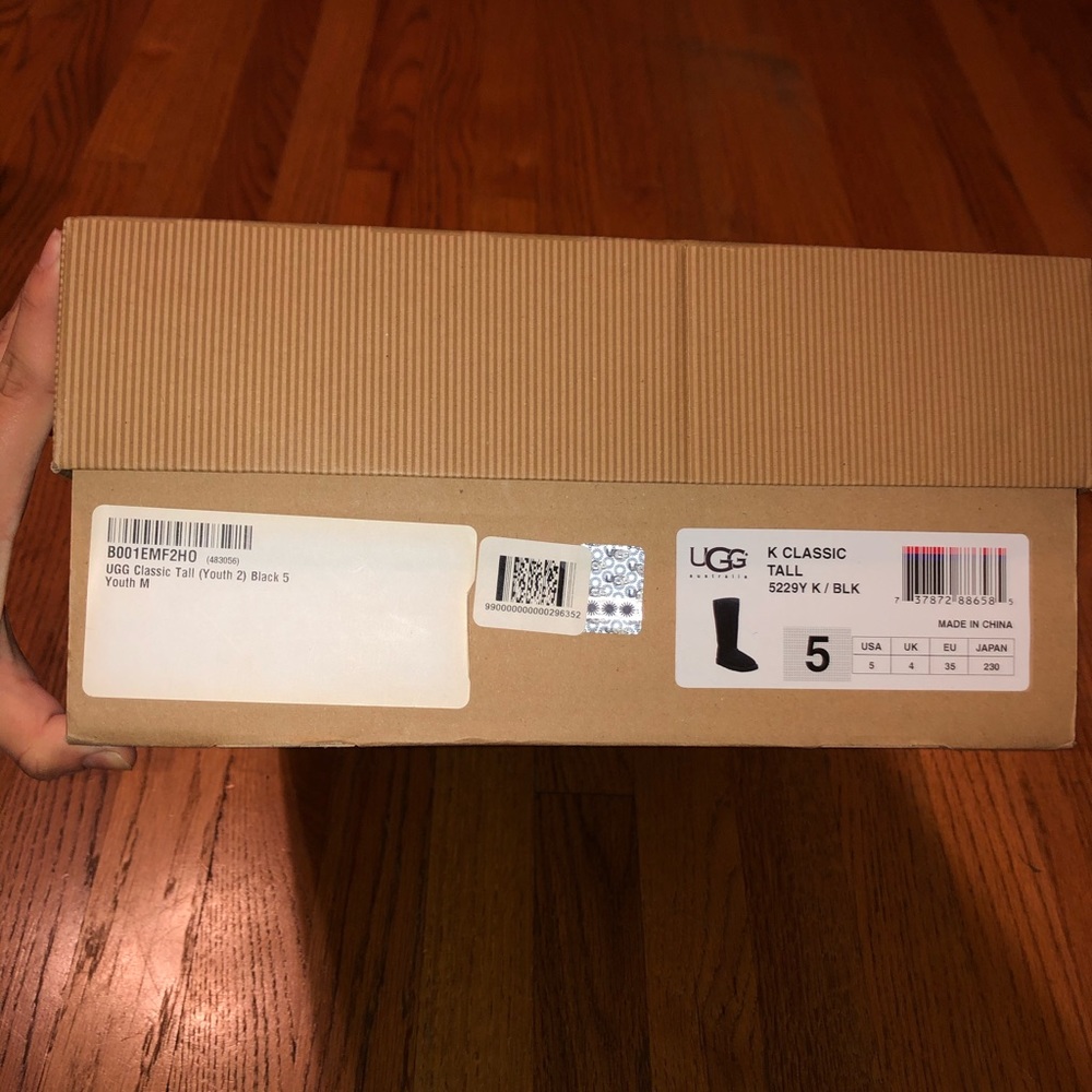 UGG classic tall youth 2 black - Picture 3 of 8